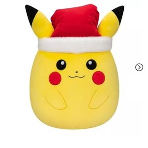 Pikachu Plush with Santa Hat